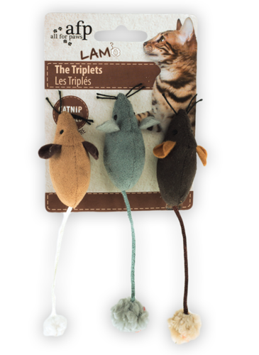 AFP Lambswool-The Triplets Catnip