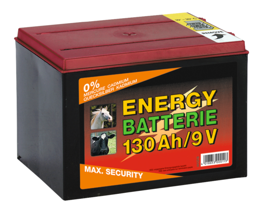 Batterij EG super 9V / 130Ah (H16 x L19 x B13 cm)