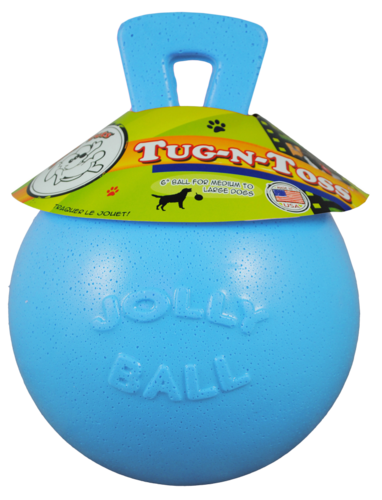 Jolly Tug-n-Toss 15 cm Baby Blauw (Bosbessengeur)