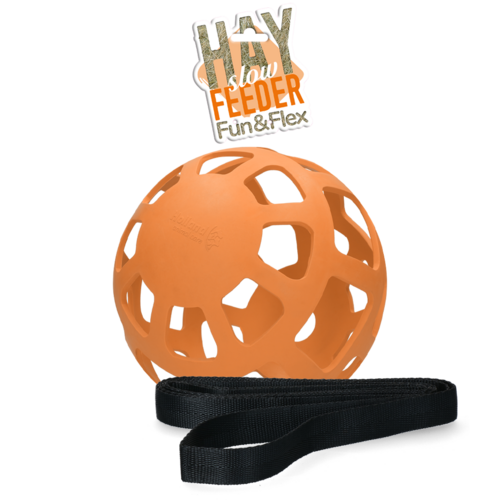 Hay Slowfeeder fun and flex 22 cm Oranje Bal
