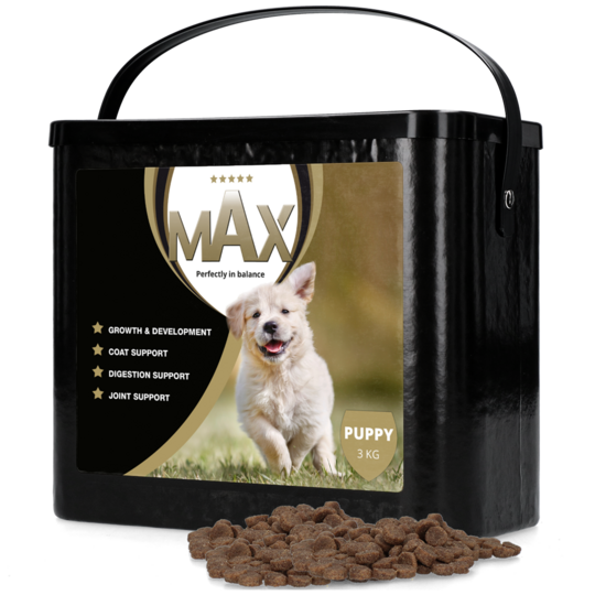 aluminium Onbemand gelei Max Puppy | het beste hondenvoer voor puppy's - Boerenwinkel