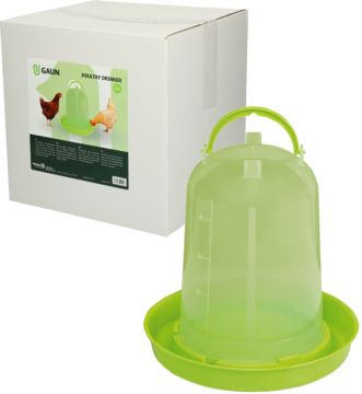 Pluimvee drinktoren 5 l green lemon