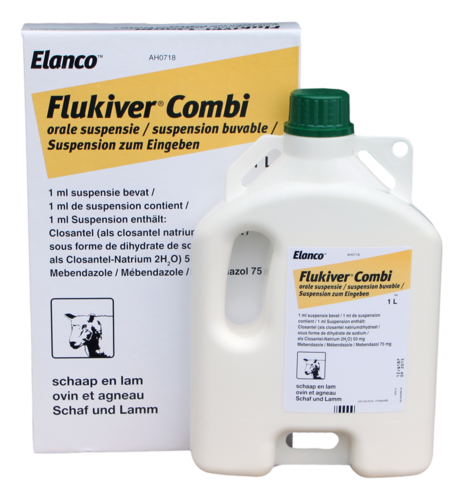 Flukiver Combi 50 mg/ml + 75 mg/ml REG NL URA