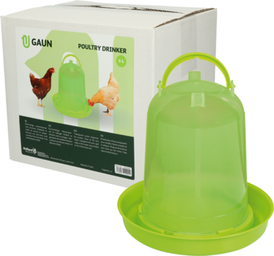 Pluimvee drinktoren 3 l green lemon