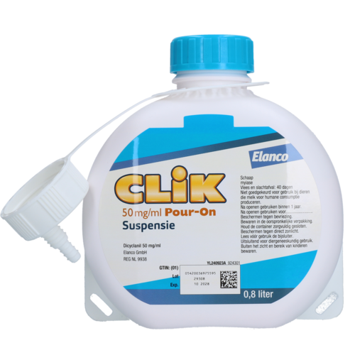 Clik 5% Pour-On REG NL URA