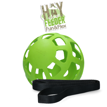 Hay Slowfeeder fun and flex 22 cm Groene Bal