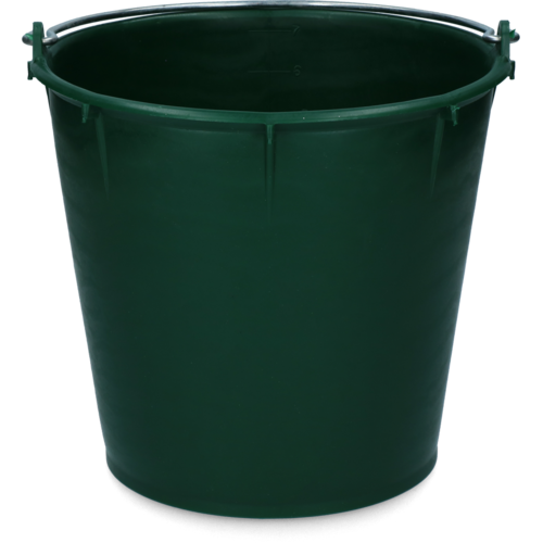 Emmer 7 l met beugel groen