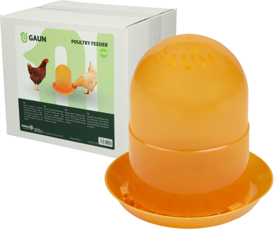 Pluimvee voertoren 2 kg orange