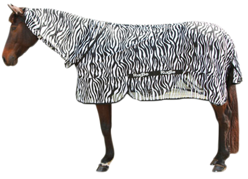 Vliegdeken Zebra incl. nekdeel 175cm