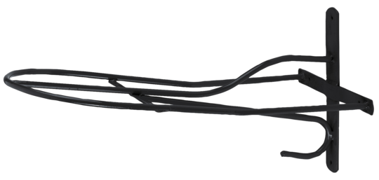 Zadelhouder 54cm metaal zwart