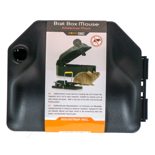 Knock Pest Voerdoos Muis incl. muizenklem + sleutel