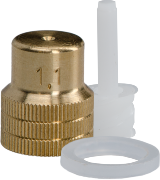 Mesto Spuitdop 1,1 mm met Wervel