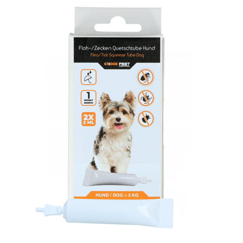 Knock Pest vlooien-tekenpipet Hond <5 kg DE+GB