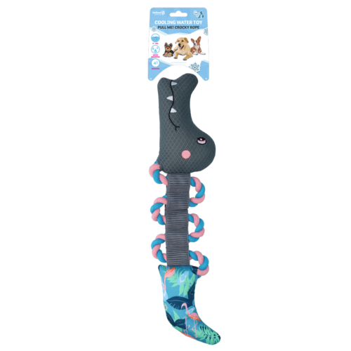 CoolPets Pull me! Crocky rope (Flamingo)