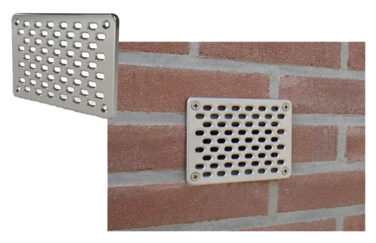 GevelFix-XL Voorzetrooster RVS 25 x 15 cm