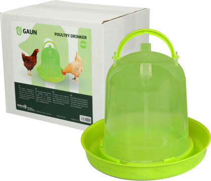 Pluimvee drinktoren 1,5 liter green lemon