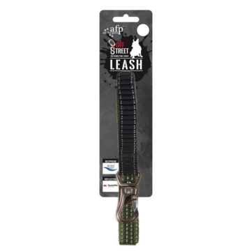 AFP Off Street Dog Leash Olive Green M