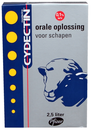 Cydectin 0,1% w/v orale oplossing REG NL URA