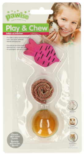 Pawise Wood'n Loofah Pretty Toys no.2
