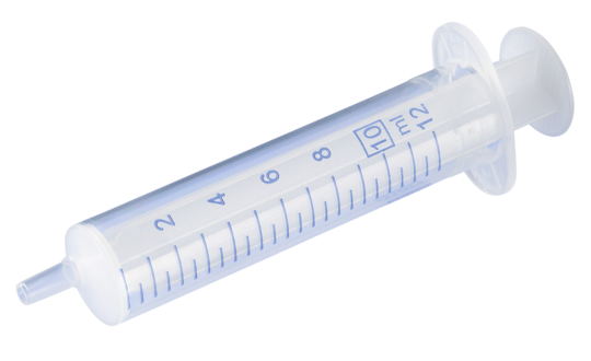 Wegwerpspuit 2-delig Luer  5 ml