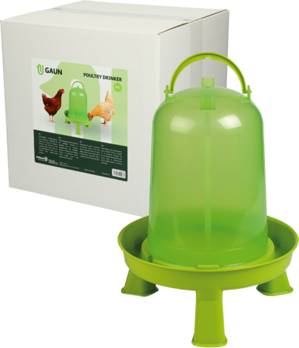 Pluimvee drinktoren 5 l green lemon op pootjes