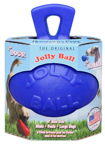 Jolly Ball 20cm blauw Paard en Hond