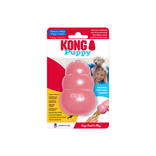 KONG Puppy M 8,6 cm Blauw of Roze