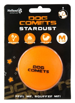 Dog Comets Ball Stardust Oranje M