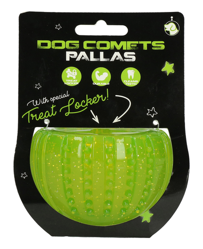 Dog Comets Pallas with Treat Locker Groen
