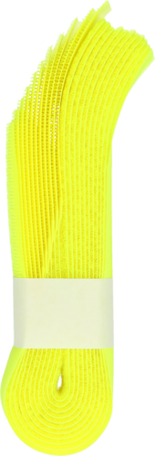 Koeherkenningsband klittenband geel