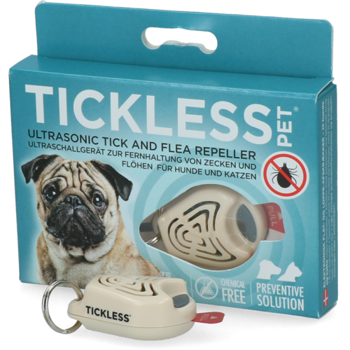 Tickless Pet Beige tot 12 maanden bescherming